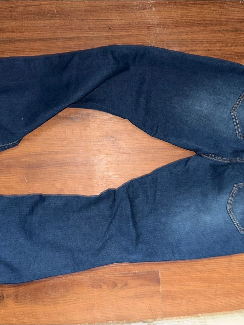 SHEIN Indigo Flared Wide-Leg Jeans